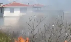 Buğday Tarlasında Çıkan Yangın Evlere Sıçramadan Kontrol Altına Alındı