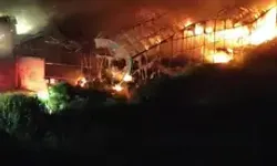 Depo Olarak Kullanılan Sera Yandı