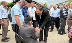 Kaymakam Dr. Remzi Demir’den Muhtar Arıcı’ya Taziye Ziyareti