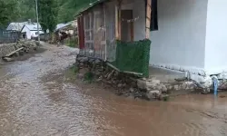 Oltu'da Sağanak Sele Dönüştü