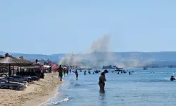 Ayvalık'ta Markette Çıkan Yangın Söndürüldü
