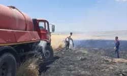 Karakoçan'da Örtü Yangını Meydana Geldi