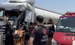 Mardin'de 3 Tankerin Karıştığı Kazada 1 Yaralı