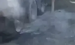 TIR'da Çıkan Yangını Vatandaşlar Söndürdü