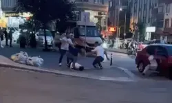 Gaziosmanpaşa'da Sokak Ortasında Kavga Kamerada
