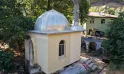 Anamur'daki 9 Metrekarelik Cami Dronla Görüntülendi