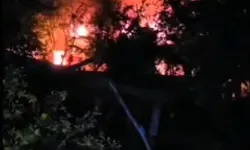 Osmaniye'de Yayla Evi Yandı