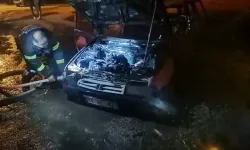 Park Halindeki Otomobil Yandı