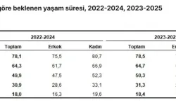 TÜİK: Doğuşta Beklenen Yaşam Süresi 78,5 Yıl Oldu