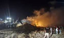 Tekirdağ'da 5 Bin Saman Balyası Yandı