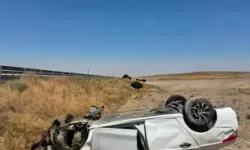Konya'da Otomobil, Takla Attı: 5 Yaralı