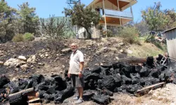 Emekli İtfaiyeci Evini Yanmaktan Kurtardı
