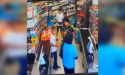 Mersin’de, Markette Çocuğa Darp Kamerada