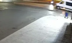 Minibüsün Motosiklete Çarptığı Kaza Kamerada