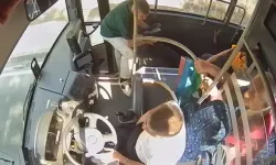 Otobüste Rahatsızlanan Yolcuyu Şoför Hastaneye Yetiştirdi; O Anlar Kamerada