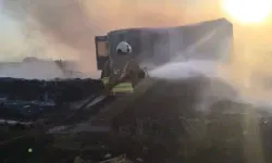 Reyhanlı’da Sulama Boruları Yandı