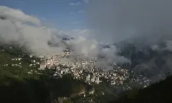 Artvin'de Sis Bulutu Görsel Şölen Oluşturdu