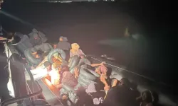 Milas'ta Denizde 36 Kaçak Göçmen Yakalandı