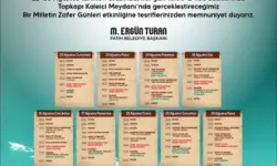 Fatih’te ‘Bir Milletin Zafer Günleri’ Başlıyor