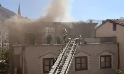 Kışlık Hazırlık İçin Evin Teras Katında Yakılan Mangal Ateşinden Yangın Çıktı