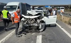 Tekirdağ’da 3 Araçlı Zincirleme Kaza; 2 Yaralı