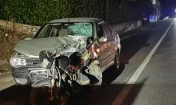 Otomobil Motosiklete Çarptı; 3 Yaralı