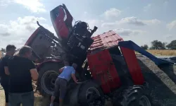 Edirne’de Traktör Devrildi; 1’i Ağır, 2 Yaralı
