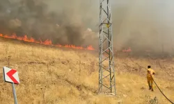 Diyarbakır'da Örtü Yangını