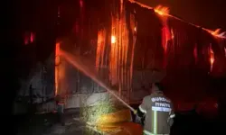 Çiftlikte Samanlık Yangını