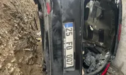 Yol Genişletme Çalışması Yapılan Alana Uçan Otomobildeki 3 Kişi Öldü