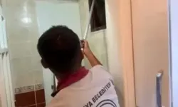 Apartmanın Havalandırma Bacasına Düşen Kedi Kurtarıldı