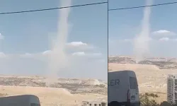 Mardin’de Arazide Oluşan Hortum Kamerada