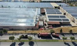 Kayseri’de Tekstil Fabrikasının Deposunda Yangın