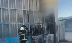 Adıyaman'da İş Yerindeki Yangın Söndürüldü
