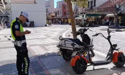 Edirne'de Trafiğe Kapalı Alanlarda Motosikletlere Denetim