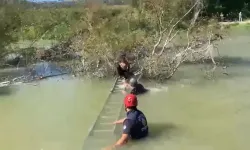 Derede Mahsur Kalan Çocuk Kurtarıldı