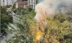 Kağıthane’de Elektrik Direğinde Patlama; Çıkan Yangın Söndürüldü