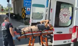 Otobüsle Çarpışan Motosikletin Sürücüsü Yaralandı