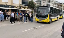 Özel Halk Otobüsünün Çarptığı Kadın Ağır Yaralandı