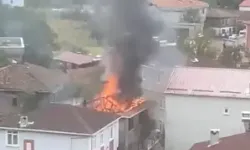 2 Katlı Ev Ve Hasat Edilen Fındıklar Yandı
