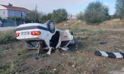 Çorum'da Kaza : 1 Yaralı