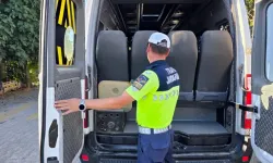 Edirne’de Eksikleri Bulunan Servis Aracının Sürücüsüne 3 Bin 719 TL Ceza