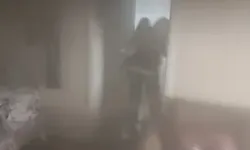 Mardin’de Binada Çıkan Yangında Mahsur Kalan 2 Kişi Kurtarıldı