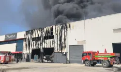 Mersin'de Temizlik Malzemesi Üretim Tesisinde Yangın