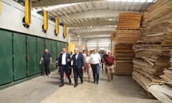 Samsun Milletvekili Ersan Aksu Ve Ak Parti Heyeti Erbaa'da Fabrika Ziyaretinde Bulundu