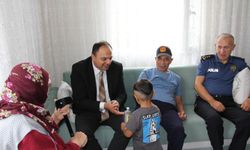 Erbaa Kaymakamı Dr. Remzi Demir'den Kıbrıs Gazisi Hüseyin Bahçeci'ye Geçmiş Olsun Ziyareti