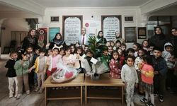 Minik Öğrencilerden İlçe Müftüsü Bekir Ertürk’e Ziyaret