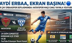 Haydi Erbaa Ekran Başına: Efor Çay Erbaaspor Deplasmanda Galibiyet Peşinde!