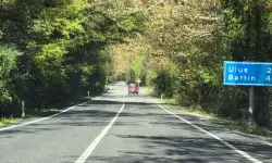 Bartın'da Ağaç Tünel Yol, Doğası Ve Manzarasıyla İlgi Görüyor