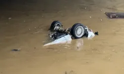 Sarıyer’de Sağanak Yağışın Ardından Taşan Derede Araç Bulundu